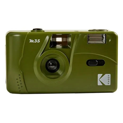Kodak Film Camera M35 Olive Green ფირის ფოტოაპარატი