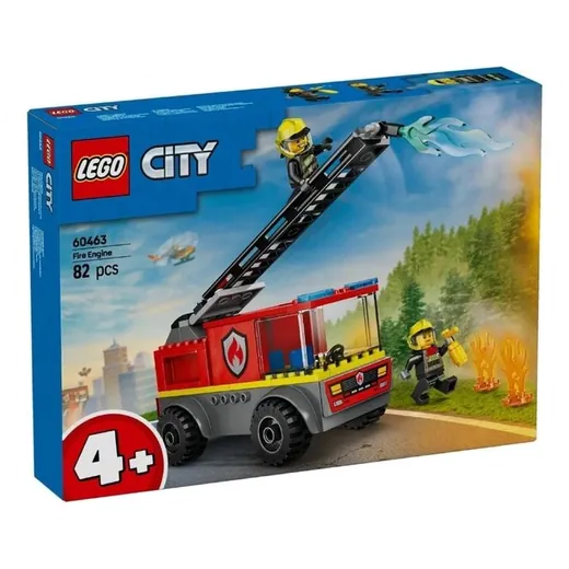 LEGO 60463 CITY სახანძრო მანქანა კიბით 82ც