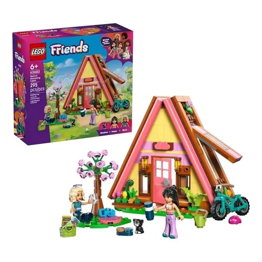 LEGO FRIENDS 42682 NATURE GLAMPING CABIN კონსტრუქტორი