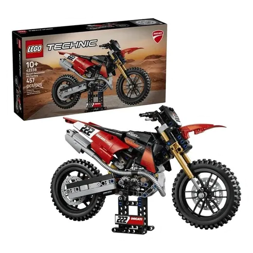 LEGO TECHNIC 42238 DUCATI DESMO450 MX FACTORY MOTORCYCLE კონსტრუქტორი მოტოციკლეტი 457ც