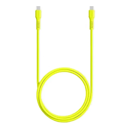 TTEC USB-C ყვითელი მობილური ტელეფონის კაბელი